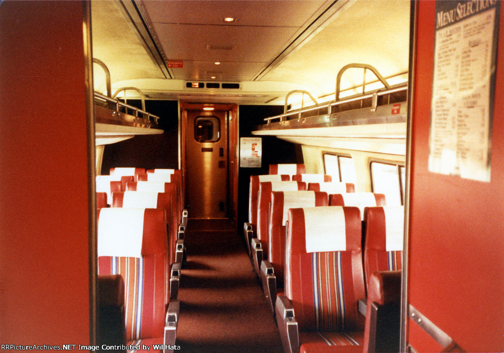 Amtrak Amfleet Dinette 28xxx Interior